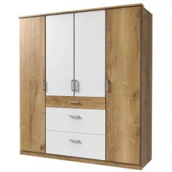 179x199x58 Kleiderschrank 4 Türen & 3 Schubladen - Curacao