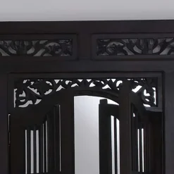 80x90x5 Kolonialstil Spiegel mit zwei Türen - Islando