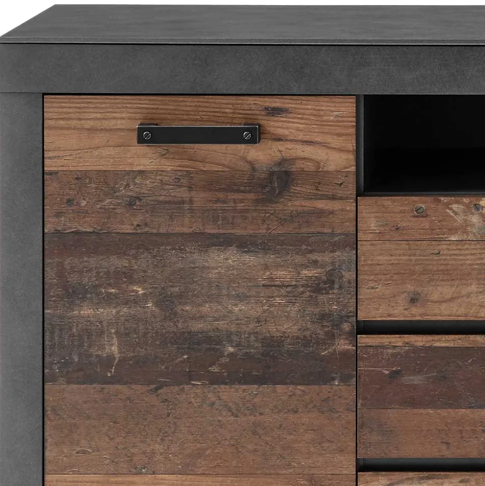 153x87x43 Kombi Sideboard mit Sockel - Timuras