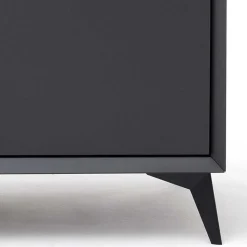 137x92x40 Kommode in Grau & Weiß - Vadids