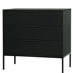 94x93x52 Kommode in Schwarz - Kitchin