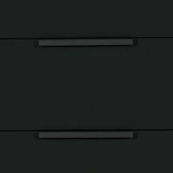 94x93x52 Kommode in Schwarz - Kitchin