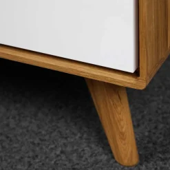 90x92x40 Kommode in Weiß & Wildeiche - Diesta