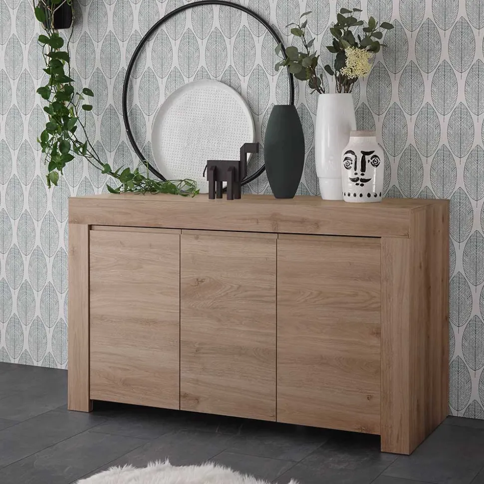 138x81x42 Kommode mit drei Türen - Karika