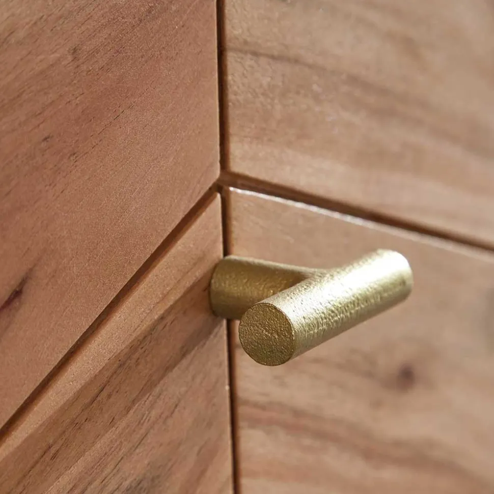 90x87x40 Kommode mit Fischgrät Design Front - Ishi