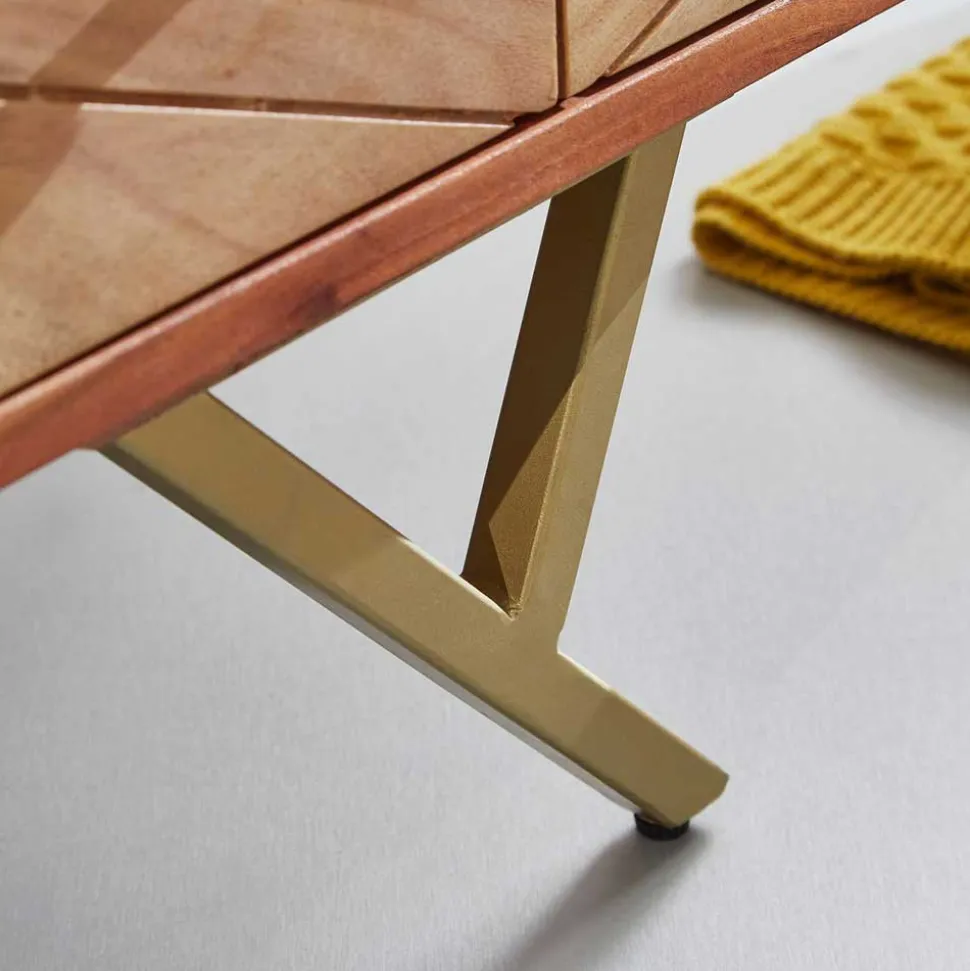 90x87x40 Kommode mit Fischgrät Design Front - Ishi