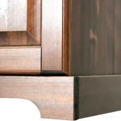 145x84x40 Kommode mit Glas im Kolonialstil - Jurcavs