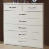 91x106x40 Kommode mit sieben Schubladen - Miracella