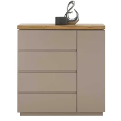 100x104x40 Kommode mit vier Schubladen & Tür - Anja