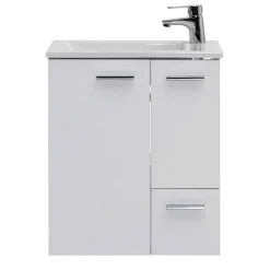 50x60x25 Komplett-Waschtisch in Weiß - Ernossi