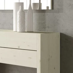 87x145x29 Konsolentisch & Spiegel Set - Inegrados (vierteilig)