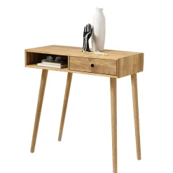 80x80x35 Konsolentisch aus Eiche massiv - Kopiana