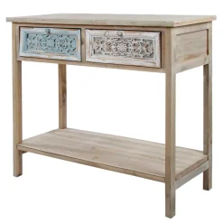 85x77x37 Konsolentisch im Shabby Chic aus Tanne - Pontecuna