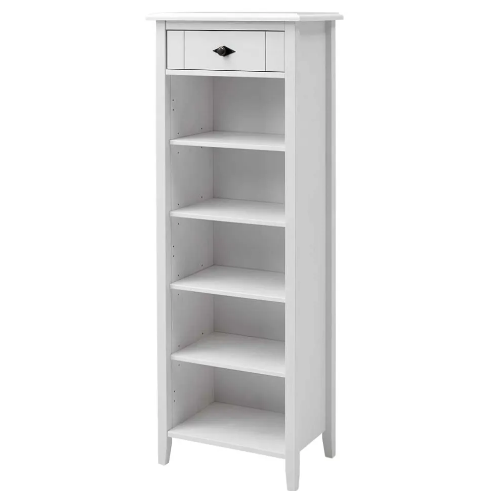 55x149x35 Landhaus Badregal in Weiß - Satumare