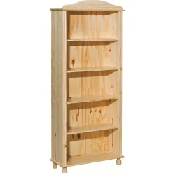 77x180x30 Landhaus Bücherregal mit Kugelfüßen - Kascanu