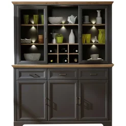164x204x48 Landhaus Buffet mit LED Licht - Thumbs
