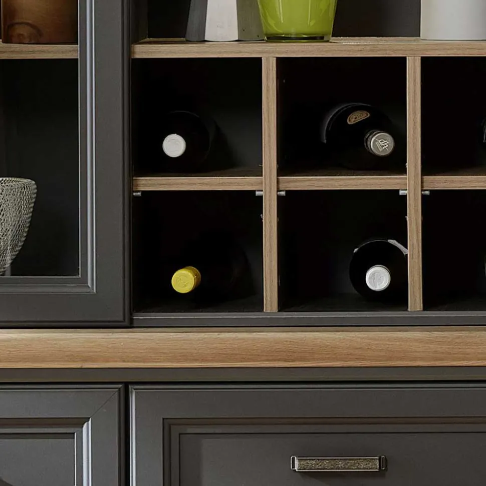 164x204x48 Landhaus Buffet mit LED Licht - Thumbs