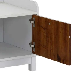 92x46x45 Landhaus Flurbank mit zwei Türen - Efalias