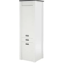 62x201x64 Landhaus Küchenschrank in Weiß - Eture