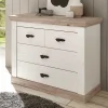107x84x45 Landhaus Kommode mit 4 Schubladen - Nedita