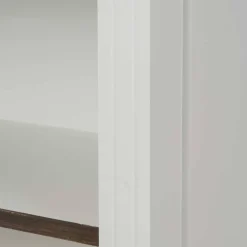 68x180x39 Landhaus Regal in Weiß & Graubraun - Bleaks