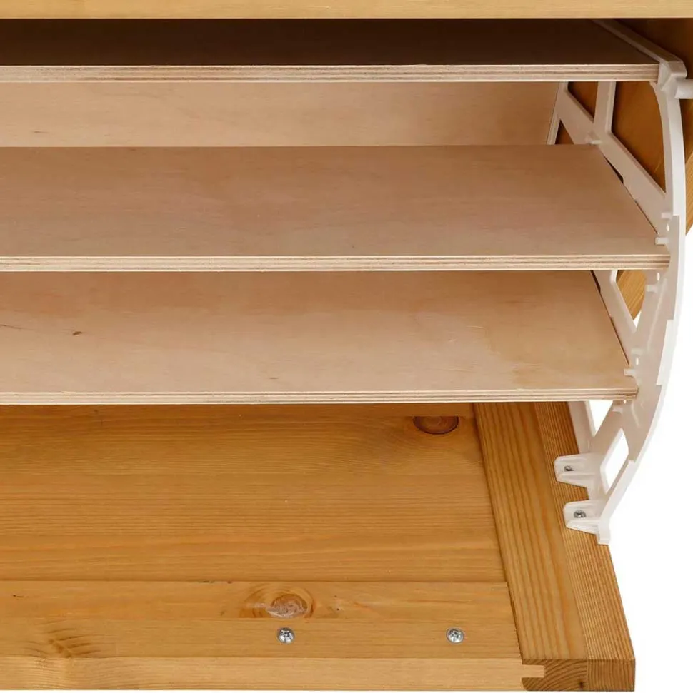 85x109x37 Landhaus Schuhkommode aus Kiefer - Ostanzia