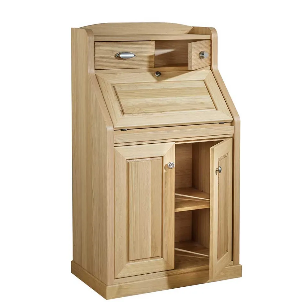 70x120x45 Landhaus Sekretär in Eiche - Mapilia