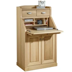 70x120x45 Landhaus Sekretär in Eiche - Mapilia