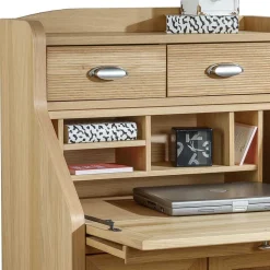 70x120x45 Landhaus Sekretär in Eiche - Mapilia