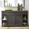 171x102x48 Landhaus Sideboard in Grau - Thumbs