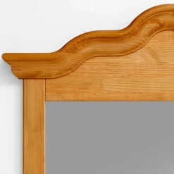 90x120x10 Landhaus Spiegel mit Holzrahmen - Ulderan