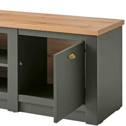 152x51x45 Landhaus TV Board in Graugrün - Eylan
