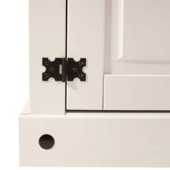 65x140x38 Landhausregal in Weiß - Henvic