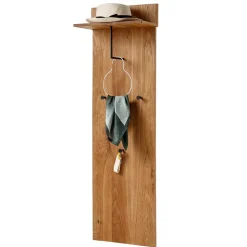 42x135x20 Massivholz Garderobe Paneel aus Eiche - Kopiana