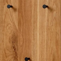 42x135x20 Massivholz Garderobe Paneel aus Eiche - Kopiana