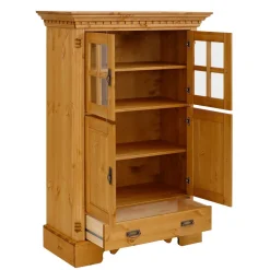 100x147x45 Massivholz Highboard im Landhaus Stil - Fausanda