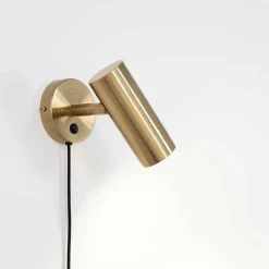 10x22x15 Metall Wandleuchte in Messing - Laganca