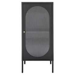 50x110x35 Metallschrank mit Glastür modern - Gabadoza