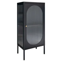 50x110x35 Metallschrank mit Glastür modern - Gabadoza