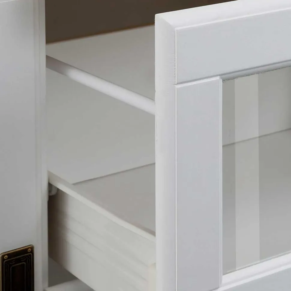 180x84x84 Moderne Anrichte in Weiß & Honig - Brasivon