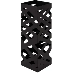16x48x16 Moderner Schirmständer in Schwarz - Rigunac