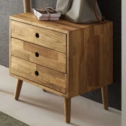 42x45x35 Nachtkommode aus Eiche massiv - Kopiana