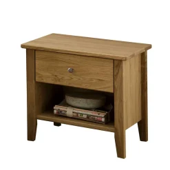 47x50x37 Nachtkommode aus Wildeiche Massivholz - Cilian