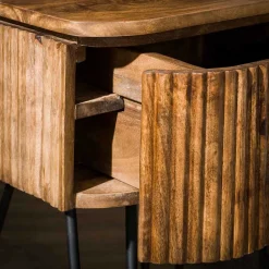 45x60x40 Nachtkommode in Holz Sandfarben - Pysero