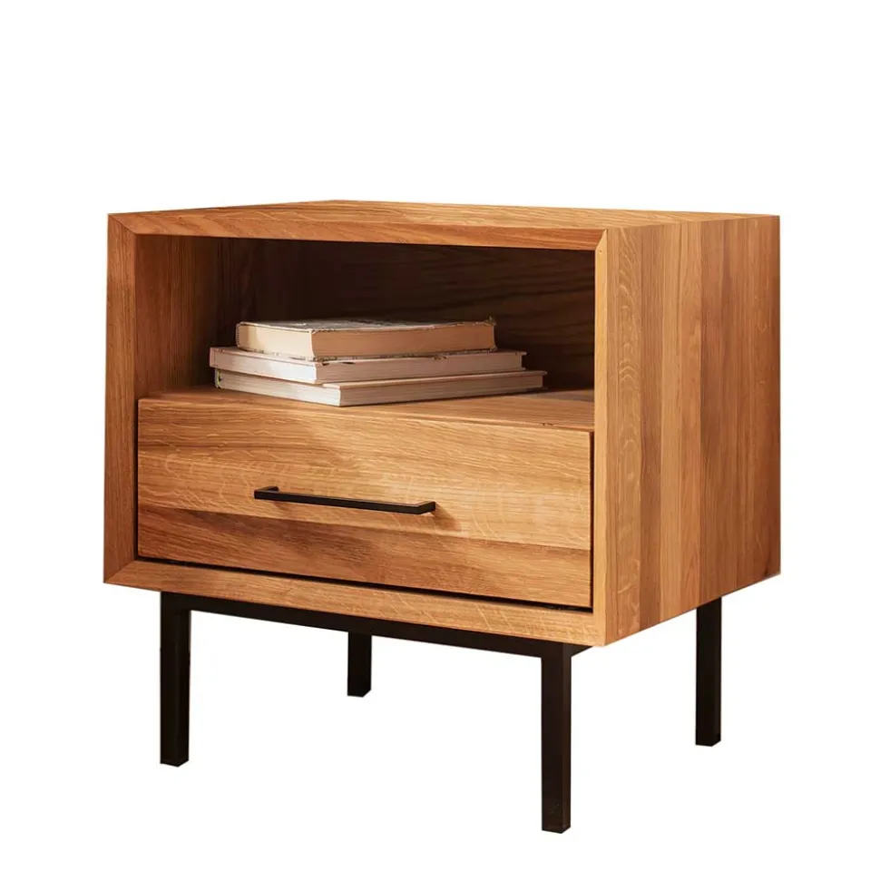 51x50x40 Nachtkommode mit Fach & Schublade - Kerfa