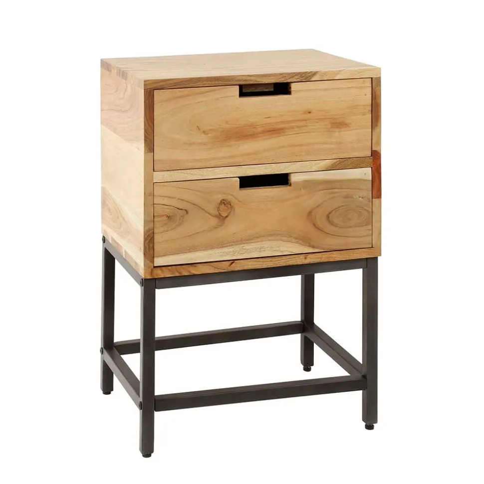 40x60x30 Nachtkommode mit Metallgestell - Babra