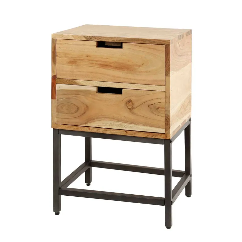40x60x30 Nachtkommode mit Metallgestell - Babra