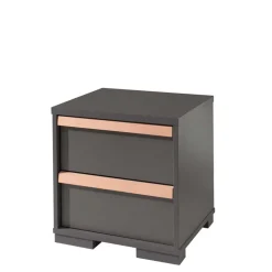 48x49x40 Nachtkommode mit zwei Schubladen - Navlius