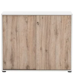 100x84x41 Office Schrank mit Schiebetüren - Laganzo
