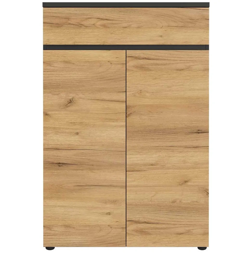 80x120x40 Office Vertiko in Wildeiche Optik - Contrage